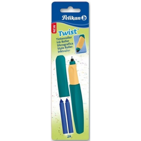 Pióro kulkowe Pelikan Twist Szmaragdowo-żółte